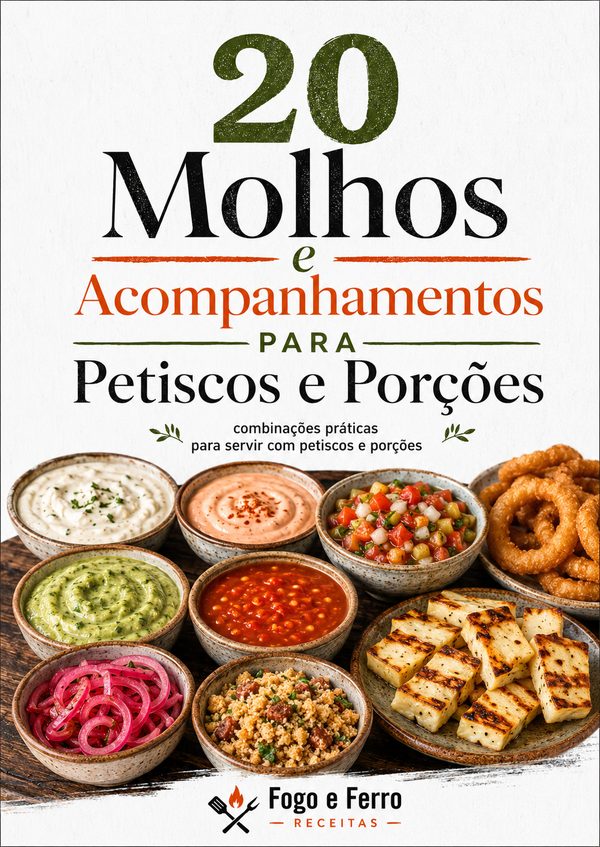 20 Molhos e Acompanhamentos para Petiscos e Porções